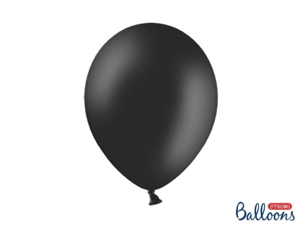 Balony Strong 30 cm, Pastel Black, 100 szt.