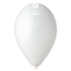 Balon G90  pastel 10" - "biały" / 100 szt.