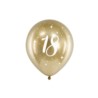 Balony Glossy 30cm, 18, złoty