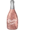 Balon foliowy butelka szampana Rosé 25 cm x 66 cm