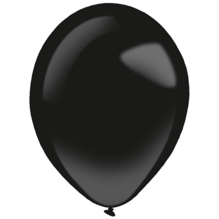 Balony lateksowe Decorator Jet Black Fashion