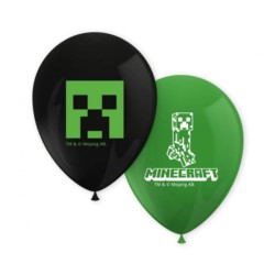 Zestaw 8 balonów "Minecraft"