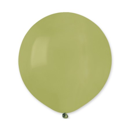 Balony G150 pastel 19" - Zielone Oliwkow / 50 szt.