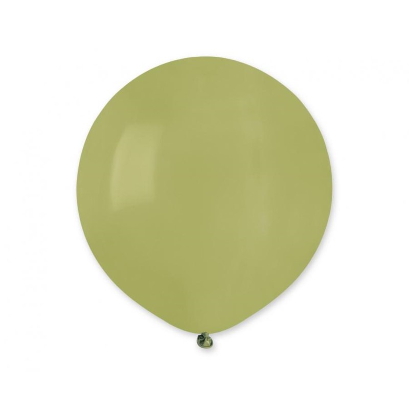 Balony G19 pastel 19" - Olive green / 25 szt.