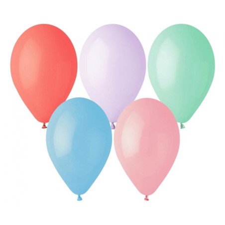 Balony G110 pastel 12" - mix Macaron/ 100 szt.