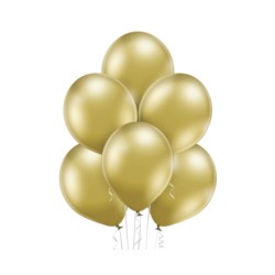 Balon 14" Glossy Gold 10 szt.