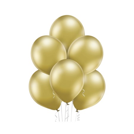 Balon 14" Glossy Gold 10 szt.