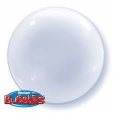 Balon, foliowy 24" QL Bubble Deco "Transparent"