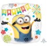 Balon foliowy standart "Party Minionki" 43cm