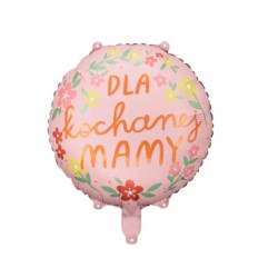 Balon foliowy ''Dla kochanej mamy'', 45 cm