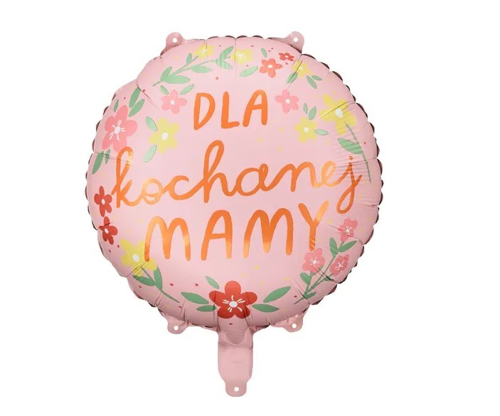 Balon foliowy ''Dla kochanej mamy'', 45 cm