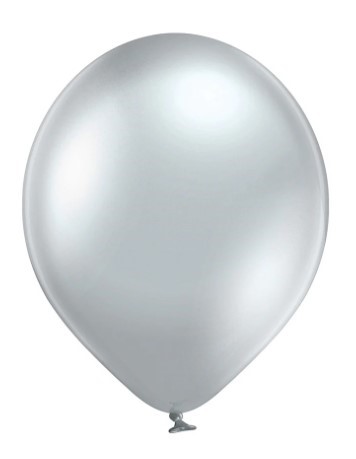 Balon 17" Glossy Silver 25 szt.