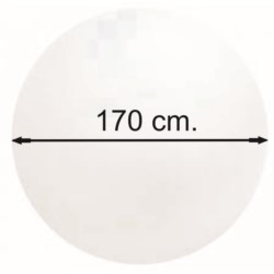 Balon QL5,5ft chloroprenowy, pastel biały 1 szt