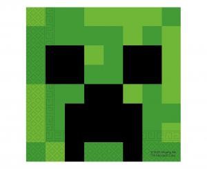 Serwetki papierowe Minecraft, 33x33 cm, 20 szt.