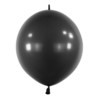 Balony lateksowedo girland Jet Black Fashio