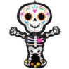 Balon foliowy Skeleton Day Of The Dead 66 cm x 86