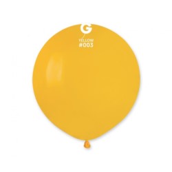 Balony G150 pastel 19" - ciemnożółte 03/ 5 szt.