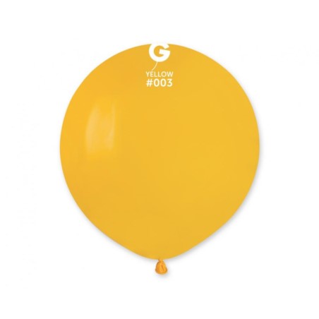 Balony G150 pastel 19" - ciemnożółte 03/ 5 szt.