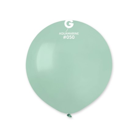 Balony G150 pastel 19 cali - turkusowo-zielony 5 s