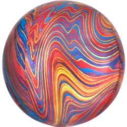 Balon Orbz  Colorful Marble