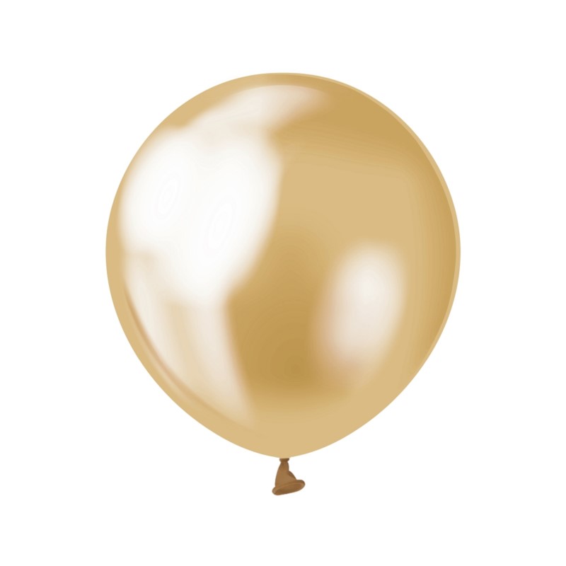 Balony Beauty&Charm, platynowe złote 5"/ 20 szt.