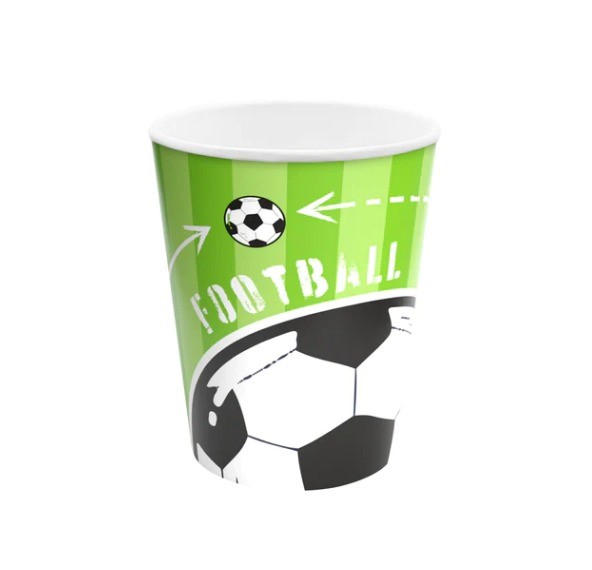 Kubek Football 220ml 6szt.