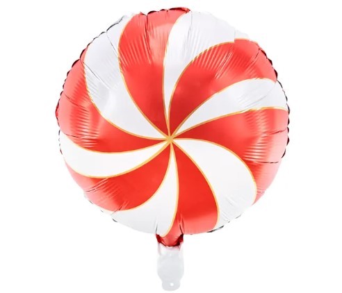 Balon foliowy Cukierek, 45cm, czerwony