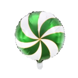 Balon foliowy Cukierek, 45cm, zielony