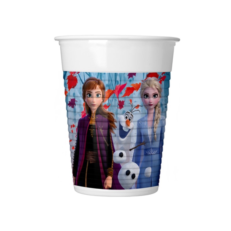 Kubeczki plastikowe Kraina Lodu Frozen 2, 200ml,