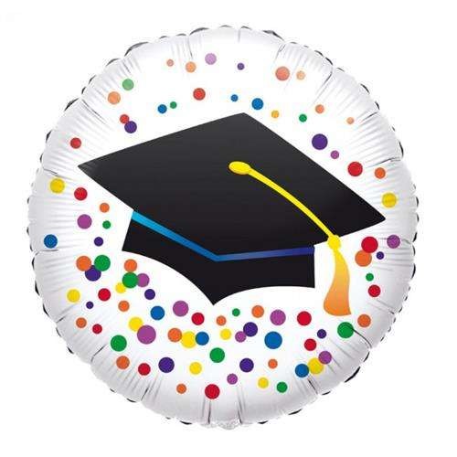 Balon foliowy "Graduation" 43cm, 1 szt.