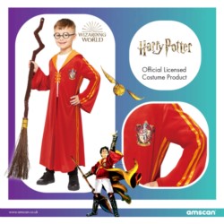 Kostium dzieciecy Gryffindor Quidd Roba - 8-10 lat