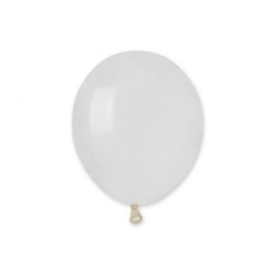 Balon A50 pastel 5" - "transparent" / 100 szt.