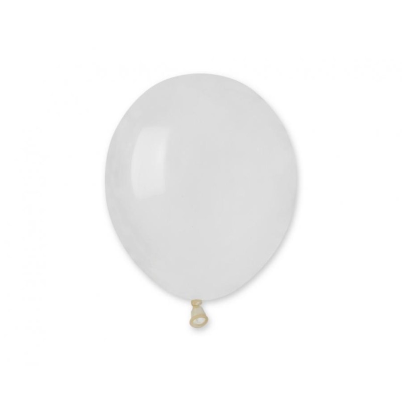 Balon A50 pastel 5" - "transparent" / 100 szt.