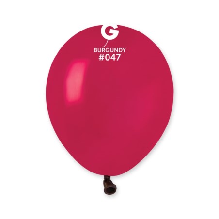 Balon A50 pastel 5" - "bordo" / 100 szt.