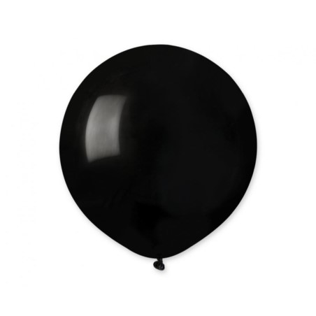 Balony G19 pastel 19" - Black 014 / 25 szt.