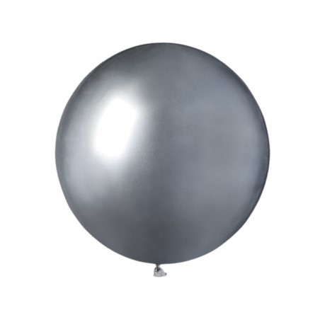 Balony GB150 shiny 19 cali - srebrne/ 25 szt.