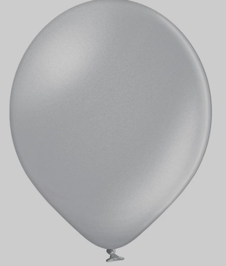 Balon B105 Metallic Sliver 100 szt.