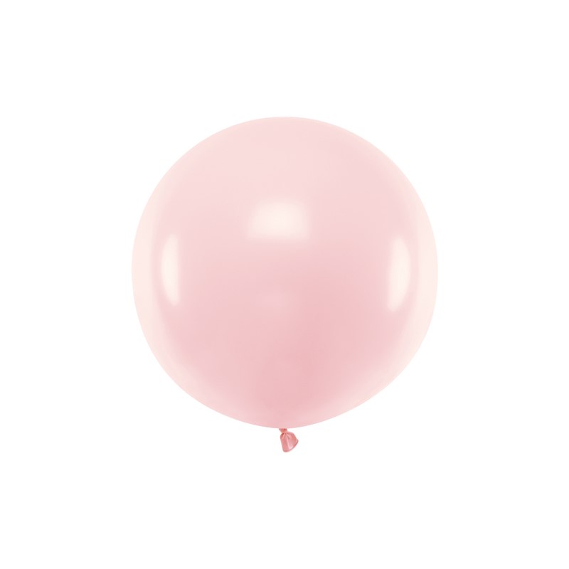 Balon okrągły 60cm, Pastel Pale Pink