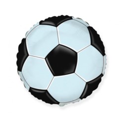 Balon foliowy 18" FX - "Football - piłka" czarna