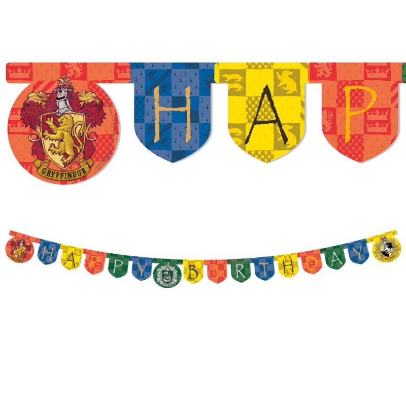 Banner Harry Potter - Happy Birthday Banner Harry Potter - Happy Birthday