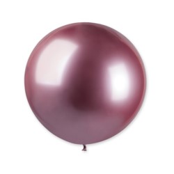 Balon GB30, kula shiny 0,80m różowa