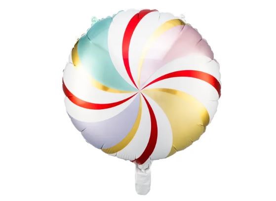 Balon foliowy Cukierek, 35cm, mix