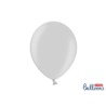 Balony Strong 30 cm, Metallic Silver Snow,10 szt.