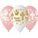 Balony Premium Chrzest Dziewczyni, 13 ", 5 szt.