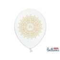 Balony 30 cm IHS Metalic Pure White 6 szt.