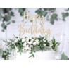 Topper drewniany Happy Birthday, 16.5cm