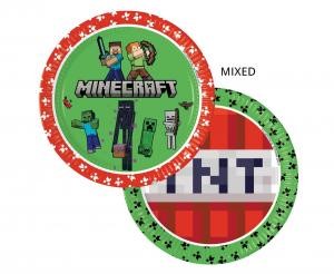 Talerzyki papierowe Minecraft, next generation, 23