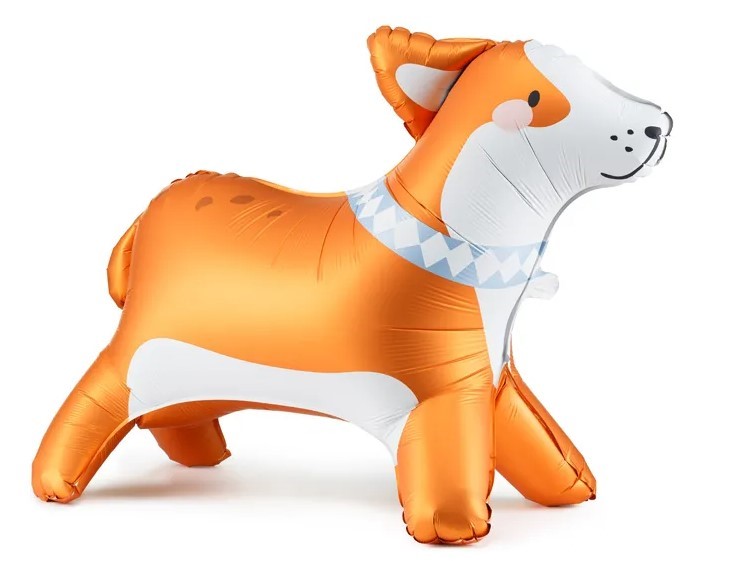 Stojący balon foliowy Corgi, 88x70 cm, mix Stojący balon foliowy Corgi, 88x70 cm, mix