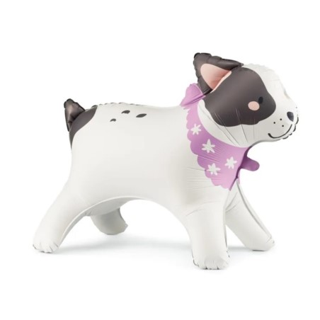 Stojący balon foliowy Buldog, 75x57 cm, mix