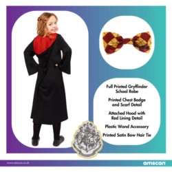 Kostium dzieciecy Hermione Dlx Kit Age 8-10 lat